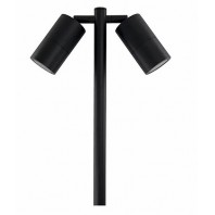 3A Lighting-DOUBLE HEAD 1MTR GARDEN SPIKE LIGHT -  316 STAINLESS STEEL & BLACK